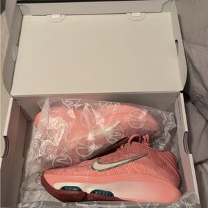 Nike Women's Pink and White Sneakers